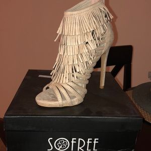 Fringe High Heels